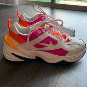 Nike M2K Tekno White/Fuschia size 7.5 with Box